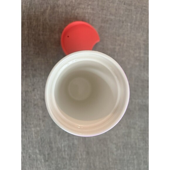 Starbucks Ceramic Tumbler With Lid Multi Color Hearts 12 oz 2023 - Picture 6 of 7